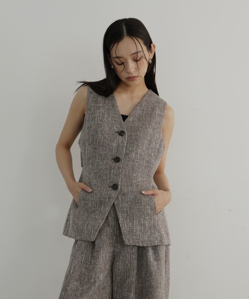 サマーツイードジレ（ベスト）｜hellam（へラム）のファッション通販