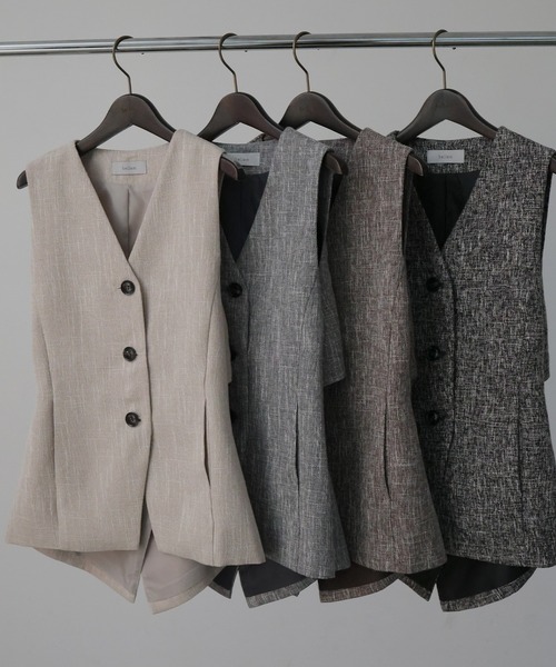 サマーツイードジレ（ベスト）｜hellam（へラム）のファッション通販