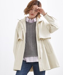 grove | 【撥水／シルエット2WAY】羽織るだけでサマになる、スタンドネックテントラインコート(その他アウター)