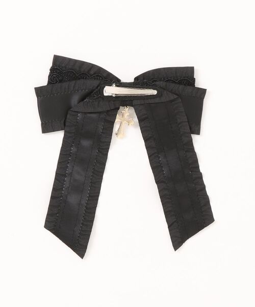 Secret Honey(シークレットハニー)の「フレア袖スタンドカラーブラウス(シャツ/ブラウス・レディース・オフホワイト/グレー/ブラック・MEDIUM)」の5枚目の写真