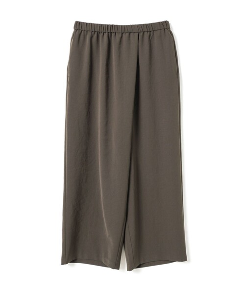 mizuiroind(ミズイロインド)の「mizuiro ind ラップライクイージーパンツ(その他パンツ・レディース・チャコールグレー/ブラック/サンドベージュ/ネイビー・FREE)」の3枚目の写真