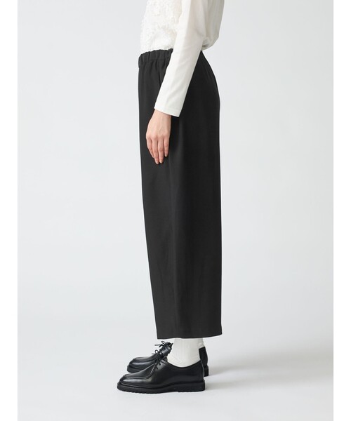 mizuiroind(ミズイロインド)の「mizuiro ind ラップライクイージーパンツ(その他パンツ・レディース・チャコールグレー/ブラック/サンドベージュ/ネイビー・FREE)」の15枚目の写真