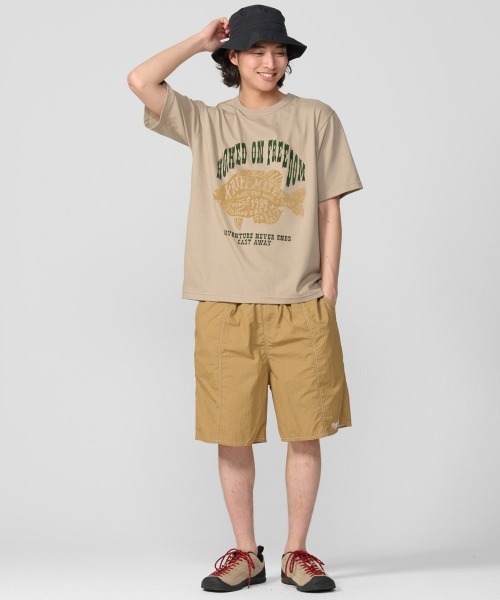 KRIFF MAYER(クリフメイヤー)の「【超接触冷感/UVカット】夏季GO! T(魚)(Tシャツ/カットソー・メンズ・ブラック/ブルー/オフホワイト/ベージュ・X-LARGE/LARGE/MEDIUM)」の6枚目の写真