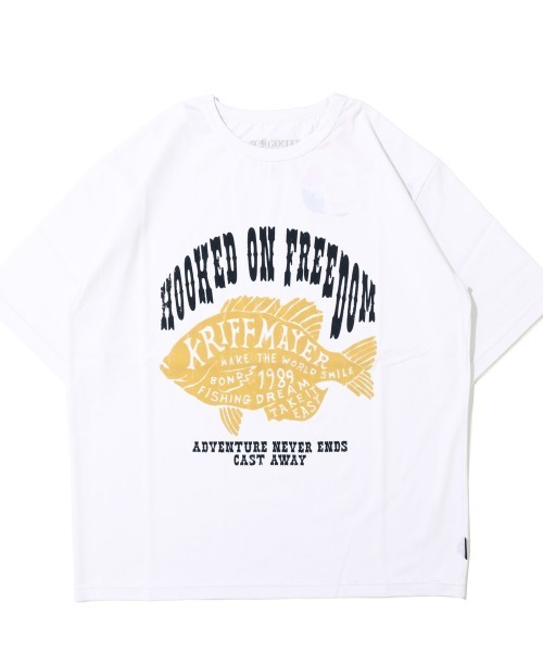 KRIFF MAYER(クリフメイヤー)の「【超接触冷感/UVカット】夏季GO! T(魚)(Tシャツ/カットソー・メンズ・ブラック/ブルー/オフホワイト/ベージュ・X-LARGE/LARGE/MEDIUM)」の19枚目の写真