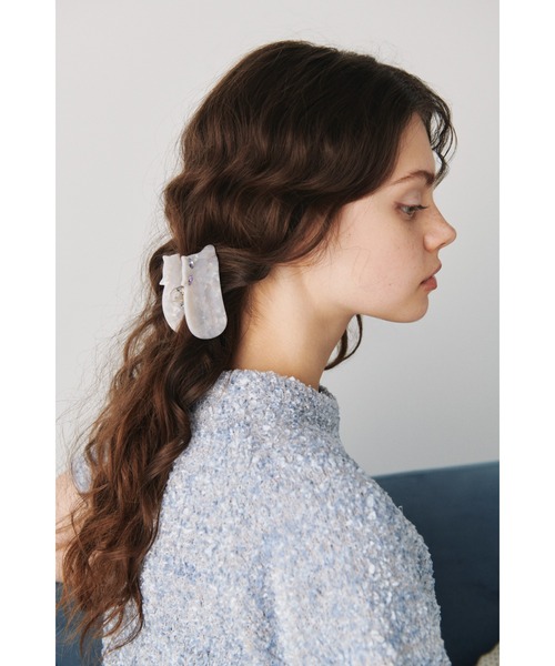 FURFUR(ファーファー)の「【WEB・一部店舗限定カラー】キャットモチーフジャガードニットトップス(ニット/セーター・レディース・ブラック/サックスブルー/ホワイト/ピンク・F)」の8枚目の写真