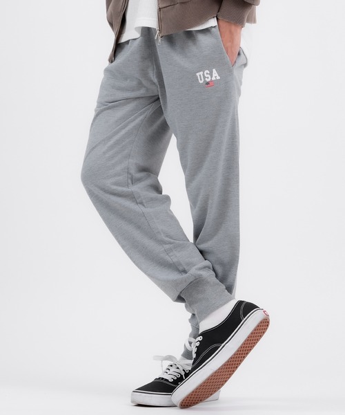 improves（インプローブス）の「カレッジロゴ 裏毛 スウェットパンツ（スウェットパンツ・メンズ・グレー系/ブラック系2/ブラック系4/ネイビー系1/ブラック系1/ブラック系3/グレー系2/グレー系3/グレー系4/ブラック系・MEDIUM/LARGE/X-LARGE）」の8枚目の写真