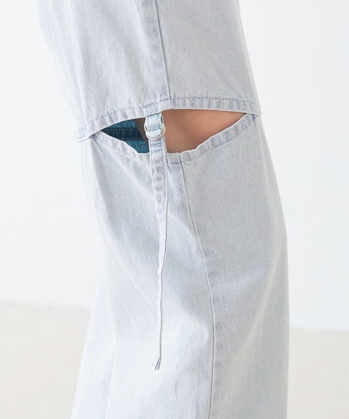 coca（coca）（コカ）の「キッズ デニムベルトスリットパンツ（デニムパンツ・キッズ・ブラック/ライトブルー/ブルー・120/130/140/150）」の17枚目の写真