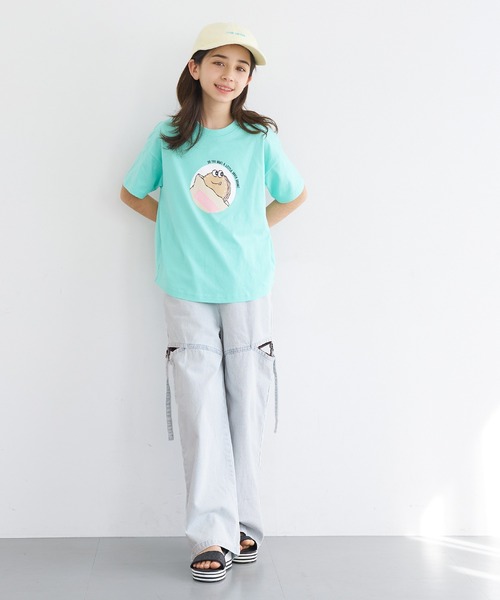 coca（coca）（コカ）の「キッズ デニムベルトスリットパンツ（デニムパンツ・キッズ・ブラック/ライトブルー/ブルー・120/130/140/150）」の19枚目の写真