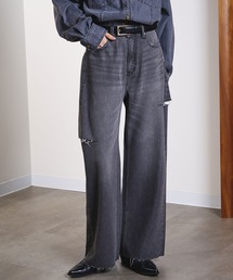 ROSE BUD | SLIT DENIM PANTS(デニムパンツ)