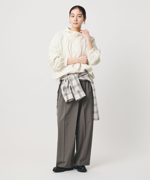 WEB限定　BEAUTY&YOUTH アローズ　ポリエステルギャザーブルゾン WEB限定 BEAUTY&YOUTH アローズ ポリエステルギャザーブルゾン - メルカリ