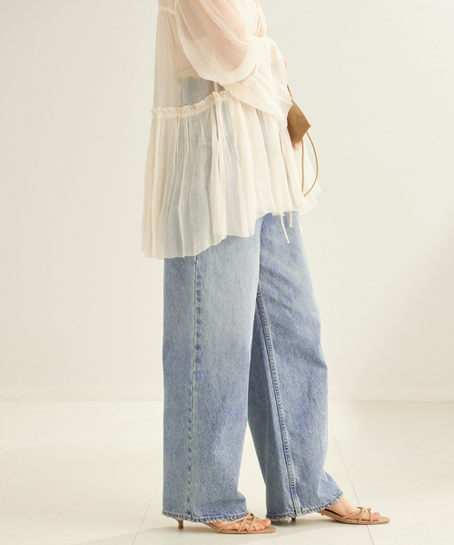 plage(プラージュ)の「《追加》R’IAM WIDE デニム 6(デニムパンツ・レディース・ブルー・36/34/32/38)」の22枚目の写真