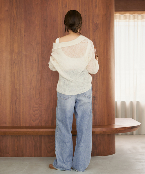 plage（プラージュ）の「《追加》R’IAM WIDE デニム 6（デニムパンツ・レディース・ブルー・36/34/32/38）」の21枚目の写真