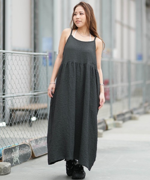 DISCUS ATHLETIC(ディスカス アスレチック)の「DISCUS ATHLETIC/ディスカスアスレチック レディース ワンピース 6287-9972(ワンピース・レディース・スミクロ/グレイッシュブルー/ピンク・FREE)」の4枚目の写真