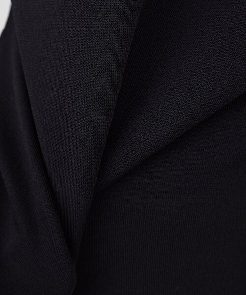 Whim Gazette（ウィムガゼット）の「2wayスムースプルオーバー（ニット/セーター・レディース・ブラック/ベージュ/ブラウン・FREE）」の15枚目の写真