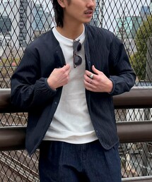 NOLLEY'S LIGHT | シャーリングカーディガン(ブルゾン)