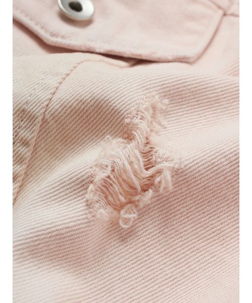 SORIN(ソリン )の「Balloon Soiled Denim Jacket/バルーン ソイルドデニムジャケット(デニムジャケット・レディース・インディゴブルー/ライトピンク・38)」の14枚目の写真