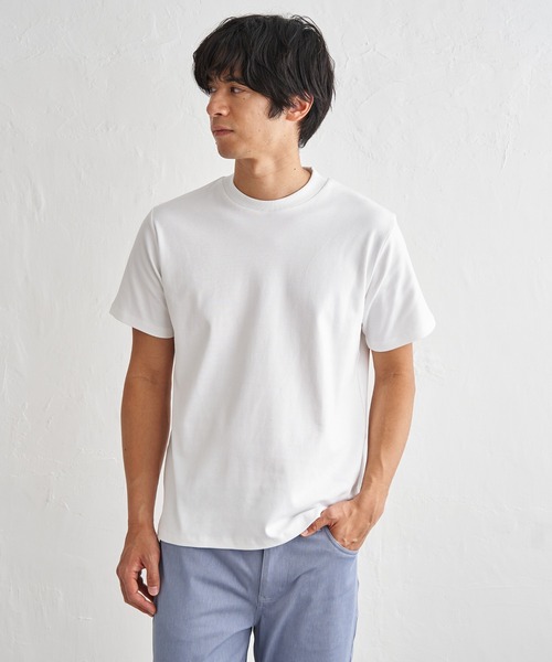 IKKA LOUNGE(イッカラウンジ)の「冷感ポンチジャケットTシャツ(Tシャツ/カットソー・メンズ・ライトグレー/ホワイト/ブラック・M/XL/L/S)」の4枚目の写真