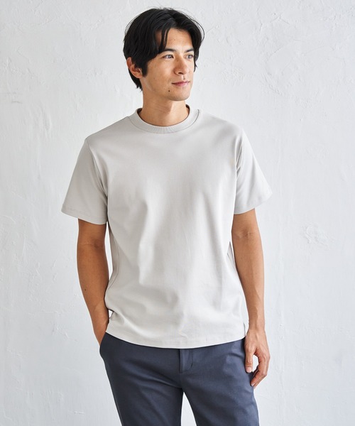 IKKA LOUNGE(イッカラウンジ)の「冷感ポンチジャケットTシャツ(Tシャツ/カットソー・メンズ・ライトグレー/ホワイト/ブラック・M/XL/L/S)」の11枚目の写真