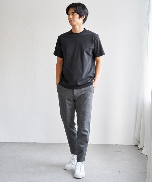 IKKA LOUNGE(イッカラウンジ)の「冷感ポンチジャケットTシャツ(Tシャツ/カットソー・メンズ・ライトグレー/ホワイト/ブラック・M/XL/L/S)」の8枚目の写真