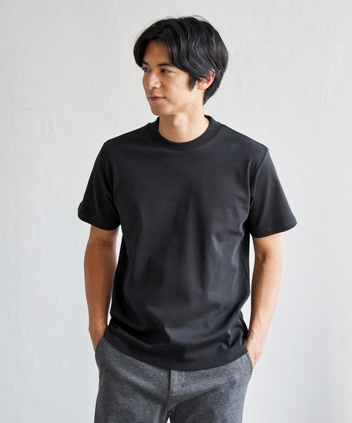 IKKA LOUNGE(イッカラウンジ)の「冷感ポンチジャケットTシャツ(Tシャツ/カットソー・メンズ・ライトグレー/ホワイト/ブラック・M/XL/L/S)」の7枚目の写真