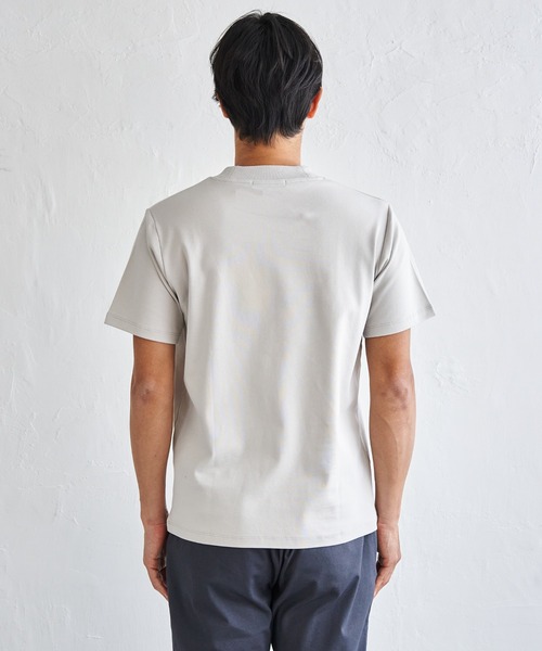 IKKA LOUNGE(イッカラウンジ)の「冷感ポンチジャケットTシャツ(Tシャツ/カットソー・メンズ・ライトグレー/ホワイト/ブラック・M/XL/L/S)」の15枚目の写真