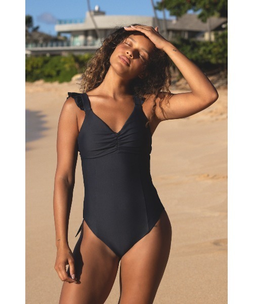 kikichan　　ALEXIA STAN 黒 ワンピース水着 ALEXIA STAM（アリシアスタン） 水着 Sienna Noir Tide /ラッシュ