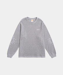 HELLO SUNRISE（ハローサンライズ）の「Sunlight Waffle L/S_Gray（Tシャツ/カットソー）」