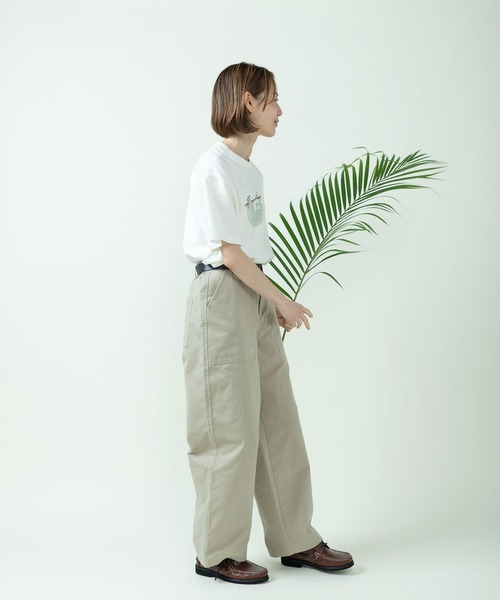 PAR ICI（パーリッシィ）の「むろいなつみ×ぱーりっしぃ ナマケモノTシャツ（Tシャツ/カットソー・レディース・グレー/ホワイト/サックスブルー・FREE）」の19枚目の写真