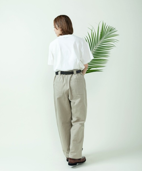 PAR ICI（パーリッシィ）の「むろいなつみ×ぱーりっしぃ ナマケモノTシャツ（Tシャツ/カットソー・レディース・グレー/ホワイト/サックスブルー・FREE）」の18枚目の写真