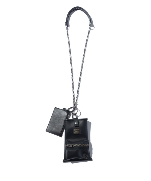 glamb(グラム)の「Leather Multi Pouch / レザーマルチポーチ(ショルダーバッグ・メンズ・ブラック・FREE)」の11枚目の写真