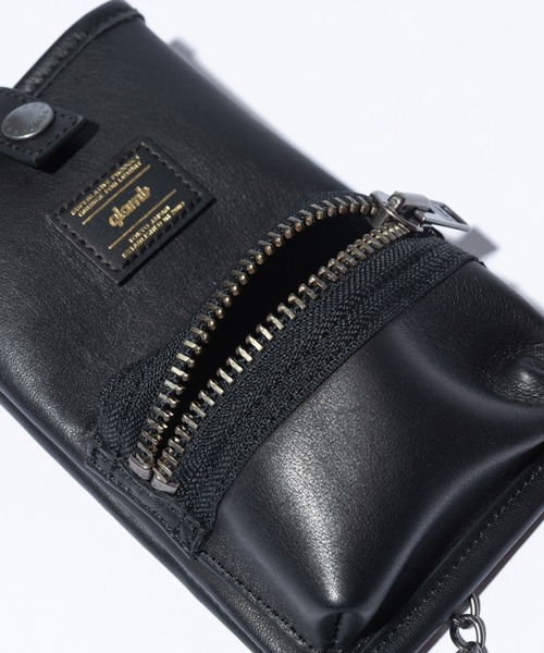 glamb(グラム)の「Leather Multi Pouch / レザーマルチポーチ(ショルダーバッグ・メンズ・ブラック・FREE)」の14枚目の写真