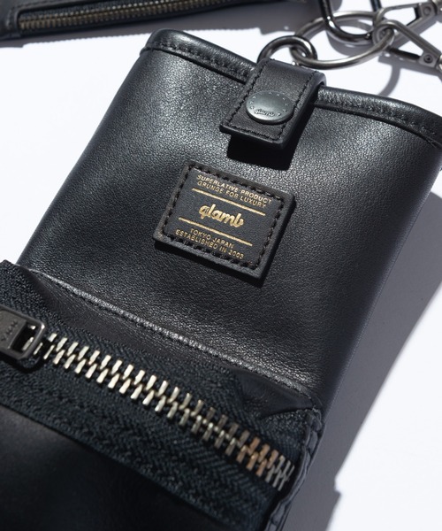 glamb(グラム)の「Leather Multi Pouch / レザーマルチポーチ(ショルダーバッグ・メンズ・ブラック・FREE)」の16枚目の写真