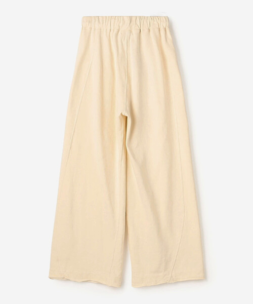 UNFIL（アンフィル）の「UNFIL | コットンテリー ワイドスウェットパンツ WOMEN（その他パンツ・レディース・ブルー系その他/オフホワイト・0）」の4枚目の写真