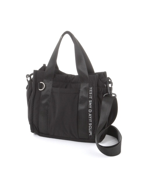 studio CLIP(スタディオクリップ)の「【6ポケット構造/2WAY】サイドポケットスクエアトートショルダー(トートバッグ・レディース・アイボリー/ブラック/ブルー・FREE)」の2枚目の写真