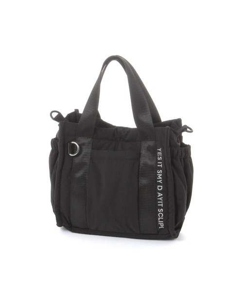 studio CLIP(スタディオクリップ)の「【6ポケット構造/2WAY】サイドポケットスクエアトートショルダー(トートバッグ・レディース・アイボリー/ブラック/ブルー・FREE)」の8枚目の写真