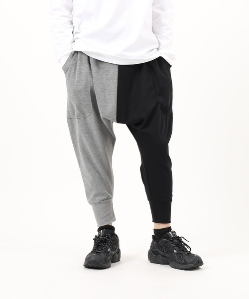 Relation(リレーション)の「ポンチバルーンパンツ(スウェットパンツ・メンズ・ブラック/グレー/ネイビー/グレー系その他/グレー系・XL/M/L)」の4枚目の写真
