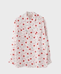 TOWN CRAFT / タウンクラフト  PRINTED LOOP COLLAR SHIRT