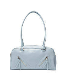 ECTAR（エクター）の「スクエアダブルジッパーショルダーバッグ[ライトブルー]（ショルダーバッグ）」