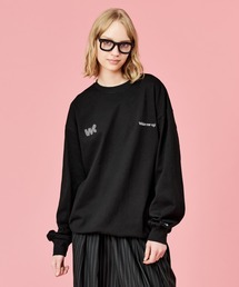 WETTEMPT | DRAWSTRING EMBROIDERY L/S TEE / ドローコード刺繍ロンT(Tシャツ/カットソー)
