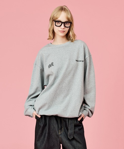 WETTEMPT（ウィテンプト）の「DRAWSTRING EMBROIDERY L/S TEE / ドローコード刺繍ロンT（Tシャツ/カットソー・メンズ・ブラック/グレー・SMALL/MEDIUM/LARGE）」の16枚目の写真