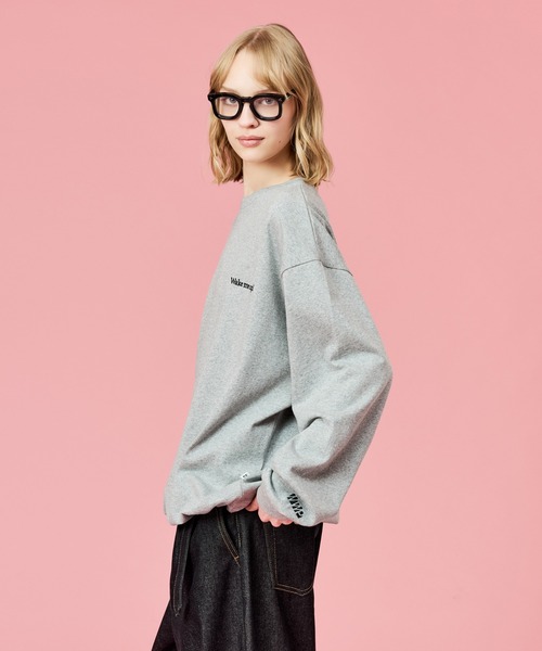 WETTEMPT（ウィテンプト）の「DRAWSTRING EMBROIDERY L/S TEE / ドローコード刺繍ロンT（Tシャツ/カットソー・メンズ・ブラック/グレー・SMALL/MEDIUM/LARGE）」の17枚目の写真