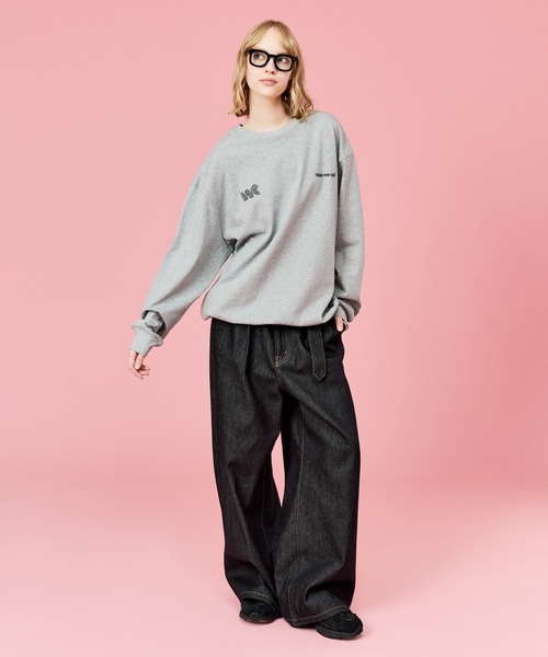 WETTEMPT（ウィテンプト）の「DRAWSTRING EMBROIDERY L/S TEE / ドローコード刺繍ロンT（Tシャツ/カットソー・メンズ・ブラック/グレー・SMALL/MEDIUM/LARGE）」の19枚目の写真