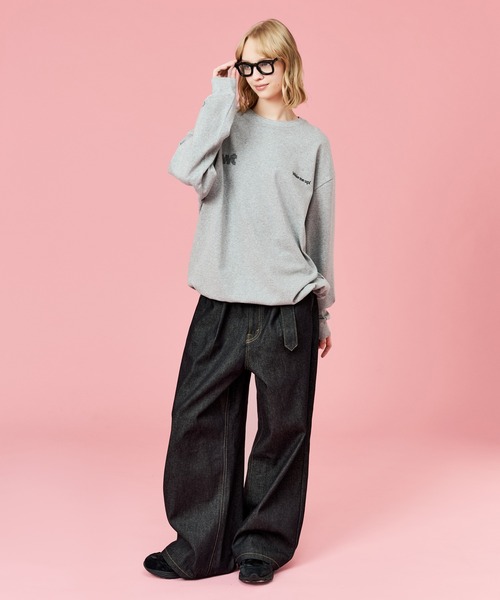 WETTEMPT（ウィテンプト）の「DRAWSTRING EMBROIDERY L/S TEE / ドローコード刺繍ロンT（Tシャツ/カットソー・メンズ・ブラック/グレー・SMALL/MEDIUM/LARGE）」の20枚目の写真