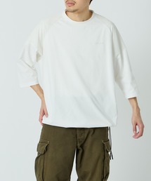 +phenix（プラスフェニックス）の「[+phenix プラスフェニックス] 別注 エアメッシュコンビ 7分袖Tシャツ（Tシャツ/カットソー）」