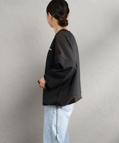 +phenix（プラスフェニックス）の「[＋phenix/プラスフェニックス] 別注 エアメッシュコンビ 7分袖Tシャツ【追加】（Tシャツ/カットソー・メンズ・ホワイト/ブラック・XL/L/M）」の21枚目の写真