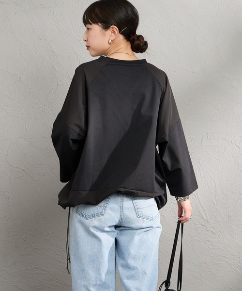+phenix（プラスフェニックス）の「[＋phenix/プラスフェニックス] 別注 エアメッシュコンビ 7分袖Tシャツ【追加】（Tシャツ/カットソー・メンズ・ホワイト/ブラック・XL/L/M）」の22枚目の写真