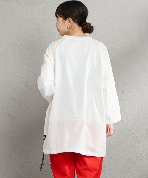 +phenix（プラスフェニックス）の「[＋phenix/プラスフェニックス] 別注 エアメッシュコンビ 7分袖Tシャツ【追加】（Tシャツ/カットソー・メンズ・ホワイト/ブラック・XL/L/M）」の12枚目の写真