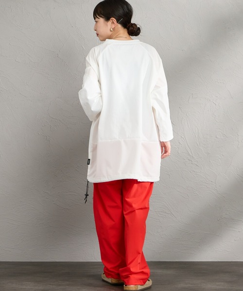+phenix（プラスフェニックス）の「[＋phenix/プラスフェニックス] 別注 エアメッシュコンビ 7分袖Tシャツ【追加】（Tシャツ/カットソー・メンズ・ホワイト/ブラック・XL/L/M）」の15枚目の写真