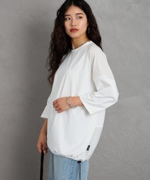 +phenix（プラスフェニックス）の「[+phenix プラスフェニックス] 別注 エアメッシュコンビ 7分袖Tシャツ（Tシャツ/カットソー）」