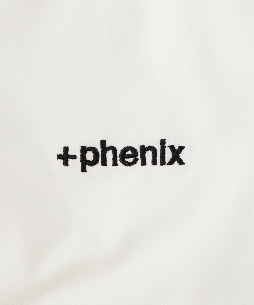 +phenix（プラスフェニックス）の「[＋phenix/プラスフェニックス] 別注 エアメッシュコンビ 7分袖Tシャツ【追加】（Tシャツ/カットソー・メンズ・ホワイト/ブラック・XL/L/M）」の3枚目の写真